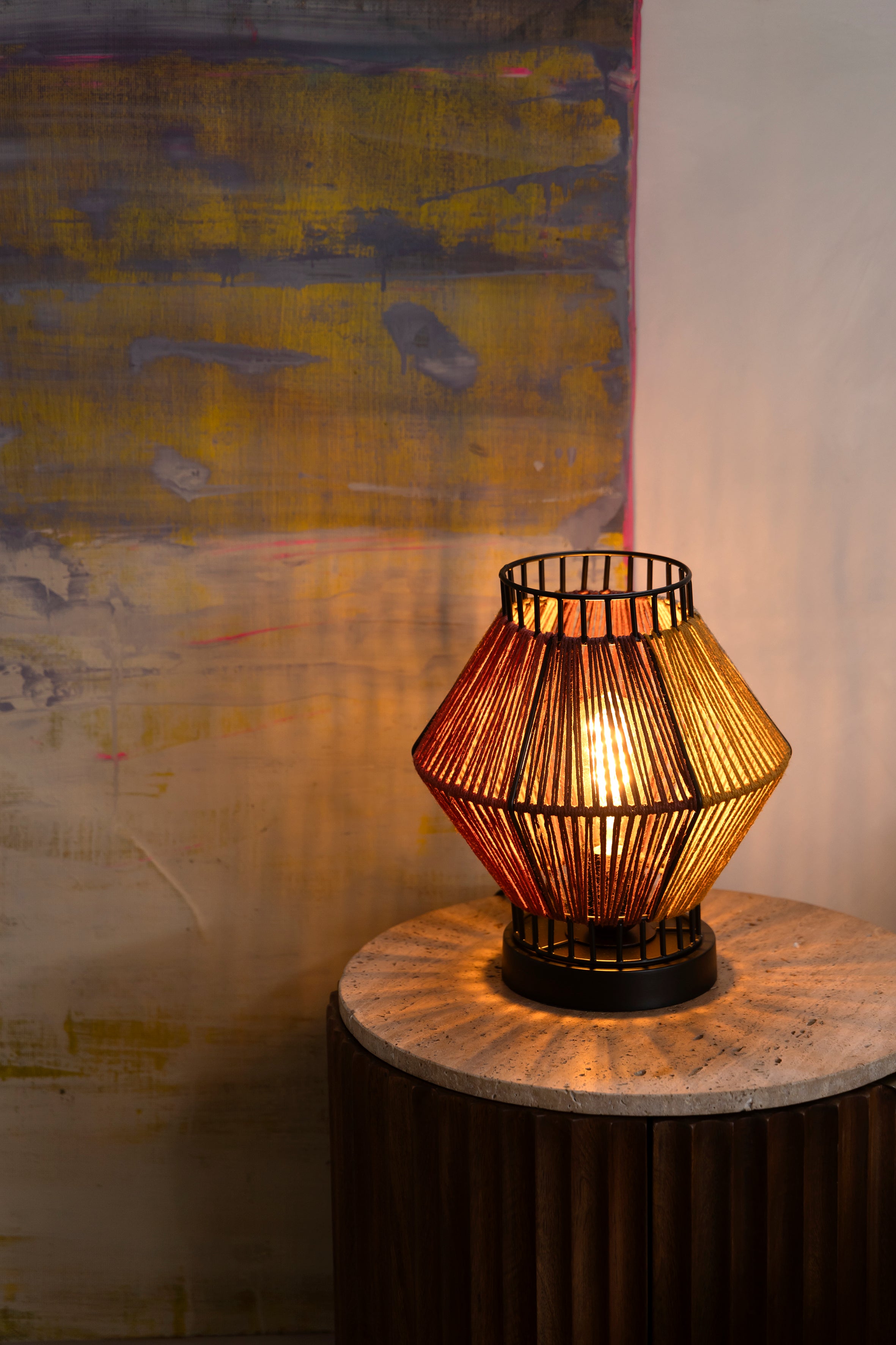 Dutchbone Surya Sunset Rope Table Lamp
